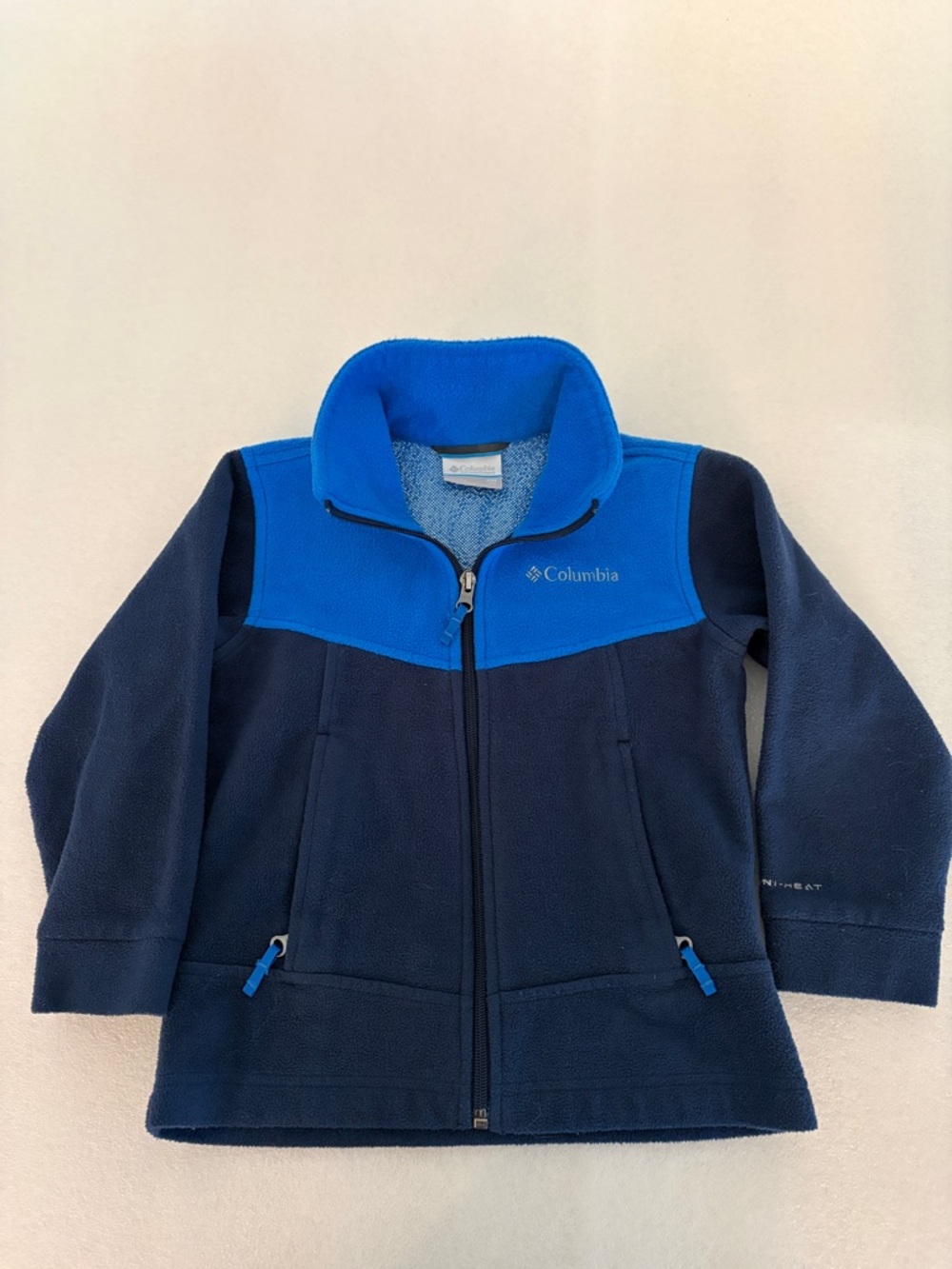 Columbia Kids Blue & Navy Full-Zip Fleece Jacket